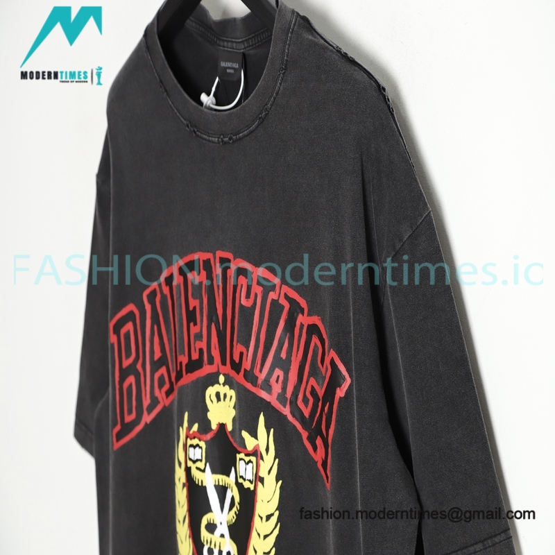 Balenciaga - 23SS Scissor Print Short Sleeve T-shirt Balenciaga - 23SS Scissor Print Short Sleeve T-shirt